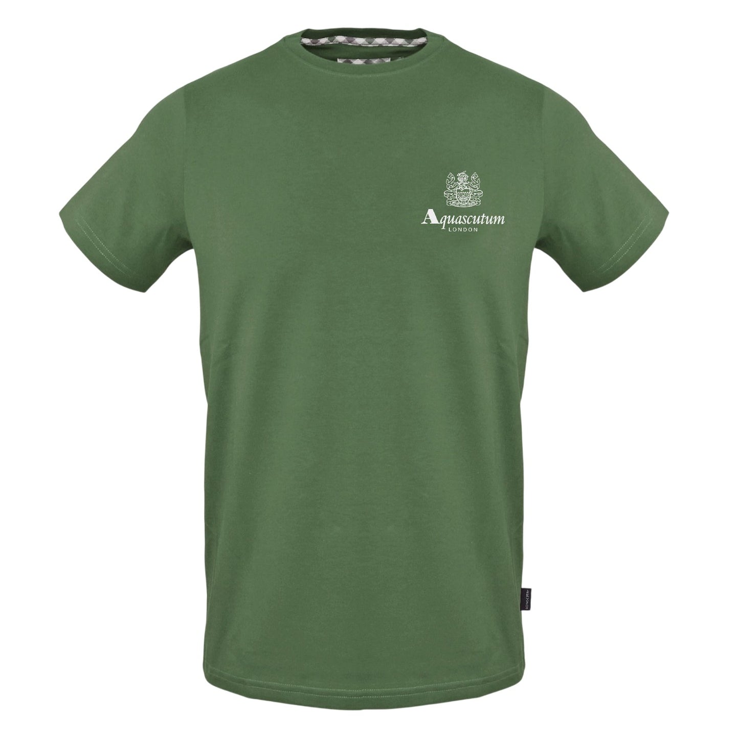 Military Green - Front - Aquascutum Mens Printed T-Shirt