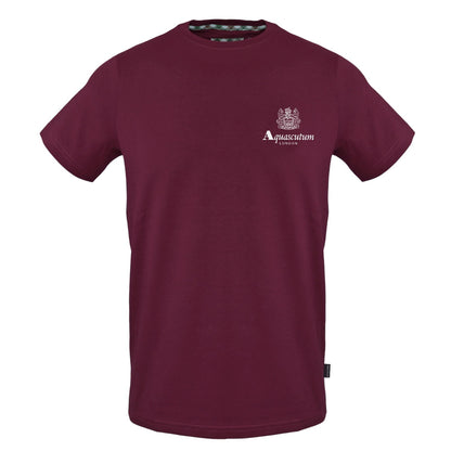 Red - Front - Aquascutum Mens Printed T-Shirt