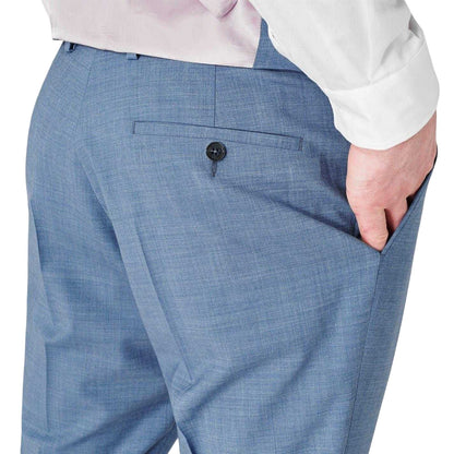 Light Blue - Lifestyle - Without Prejudice Mens Slim Suit Trousers