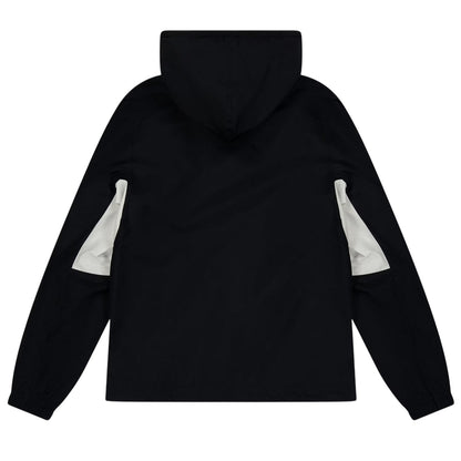 Black - Back - Warrior Mens Waterproof Training Jacket