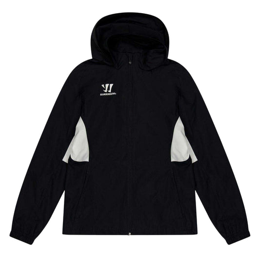 Black - Front - Warrior Mens Waterproof Training Jacket