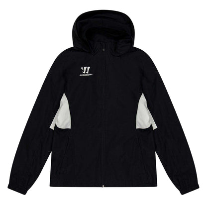 Black - Front - Warrior Mens Waterproof Training Jacket