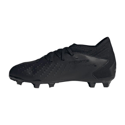 Black - Back - Adidas Childrens-Kids Predator Accuracy.3 Firm Ground Football Boots