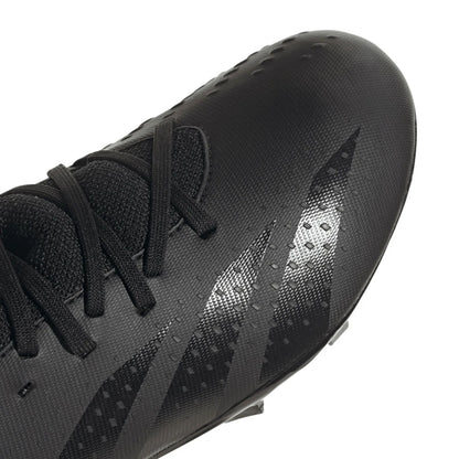 Black - Pack Shot - Adidas Childrens-Kids Predator Accuracy.3 Firm Ground Football Boots