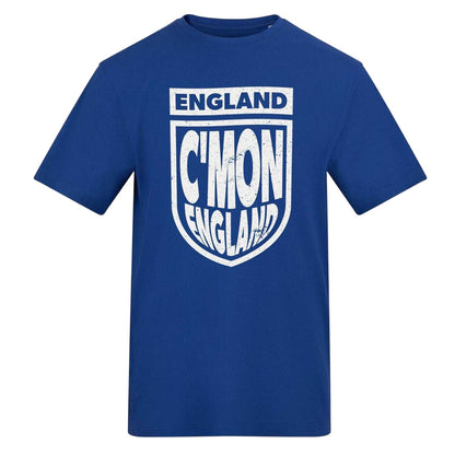 Blue - Front - AWD Mens World Cup Cmon England T-Shirt