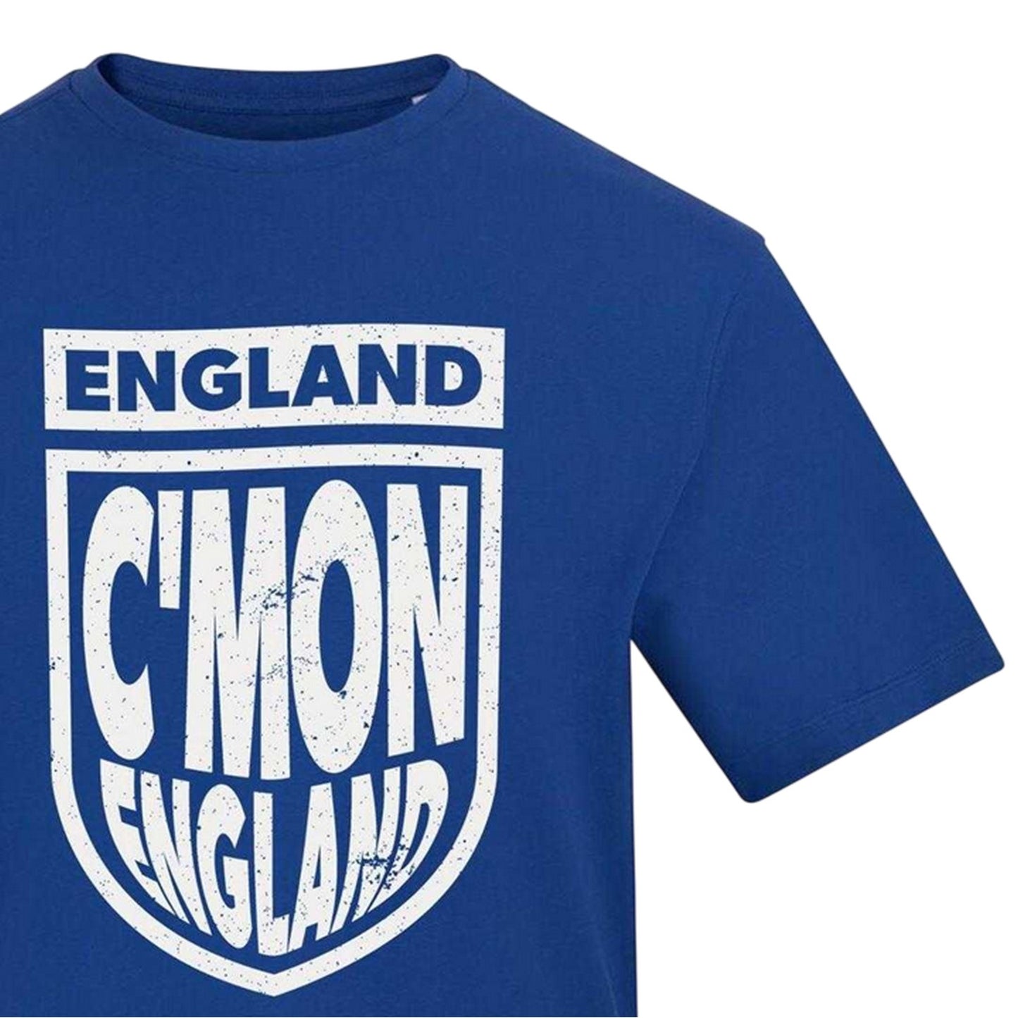 Blue - Side - AWD Mens World Cup Cmon England T-Shirt