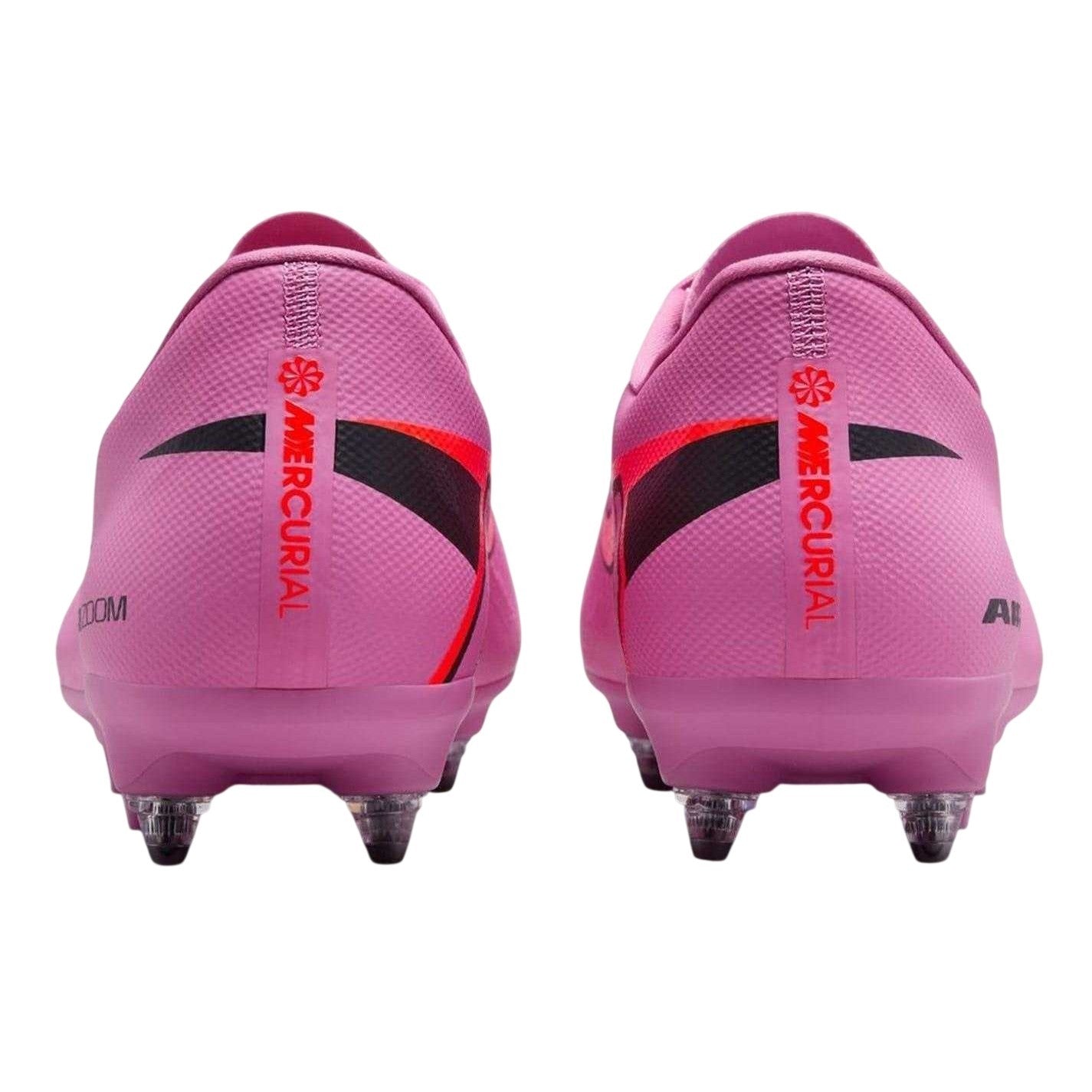 Pink-Black - Back - Nike Mens Mercurial Vapor 16 Academy Soft Ground Football Boots