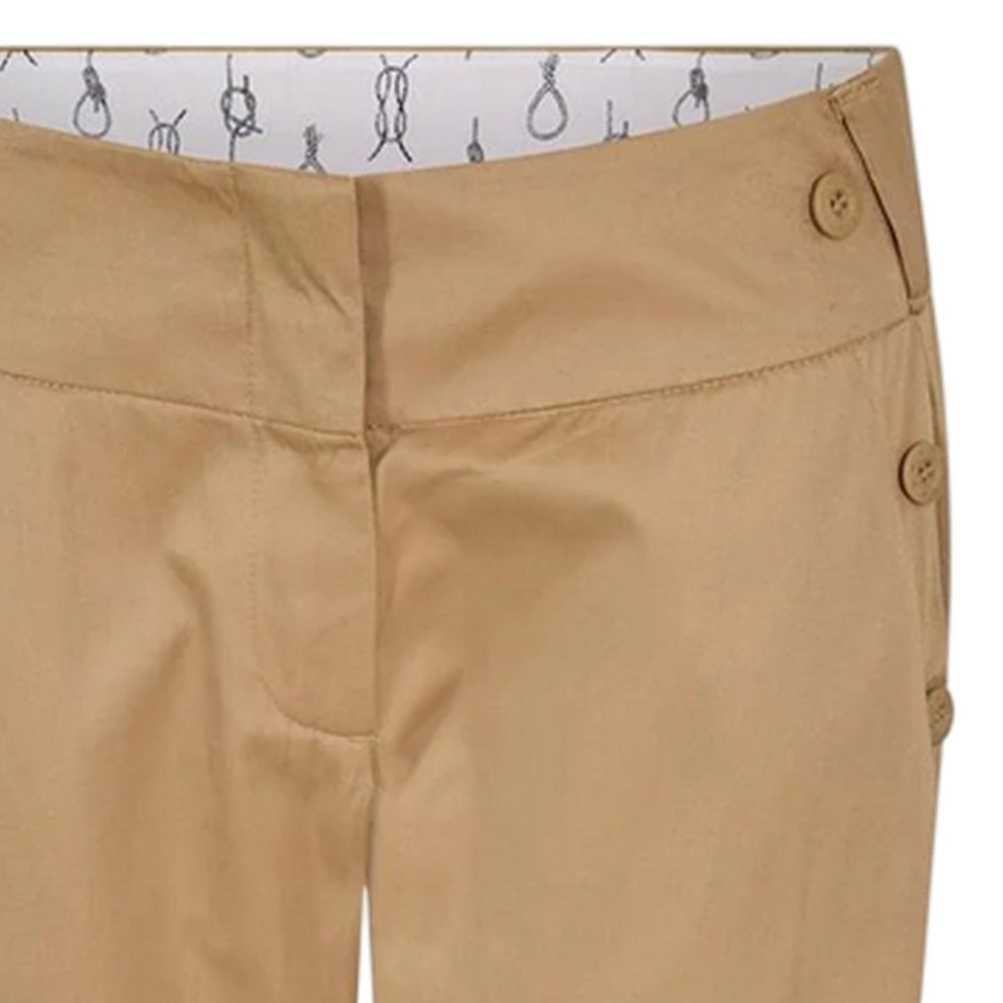 Beige - Side - Puma Womens-Ladies Tailored Trousers