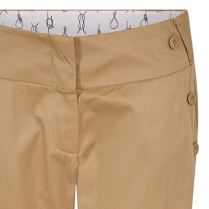 Beige - Side - Puma Womens-Ladies Tailored Trousers