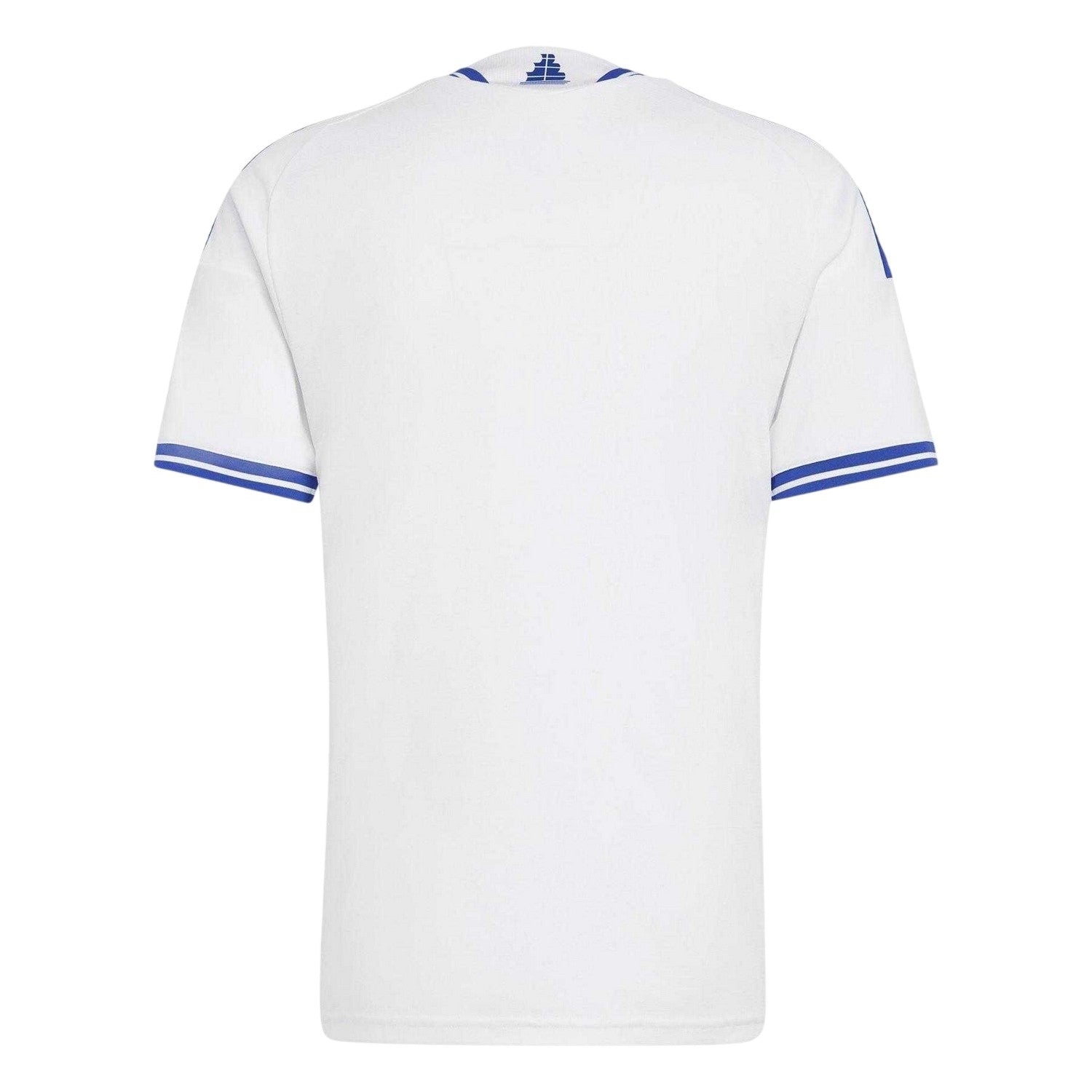 White-Blue - Back - Adidas Mens Greece Home Shirt