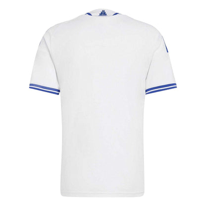 White-Blue - Back - Adidas Mens Greece Home Shirt