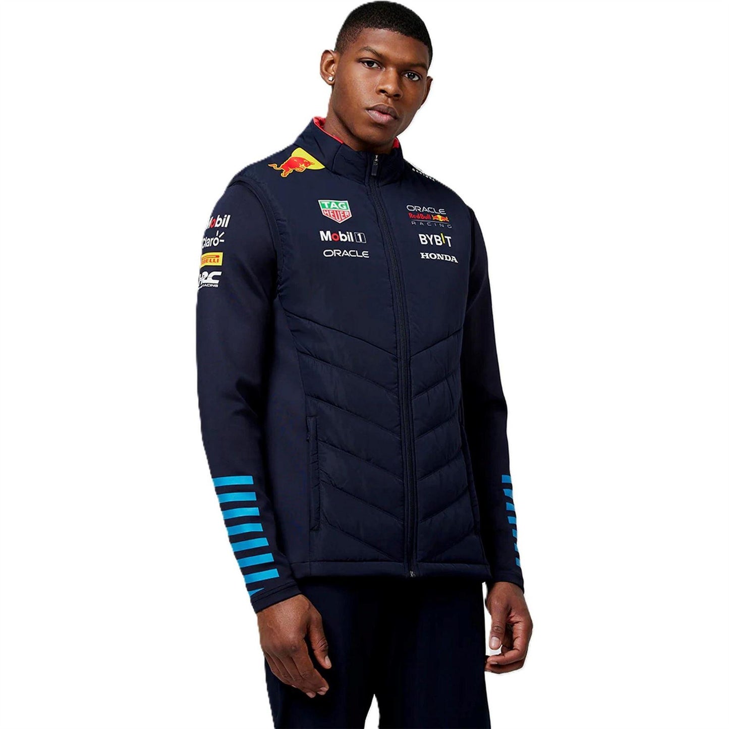 Night Sky - Front - Castore Mens Hybrid Gilet