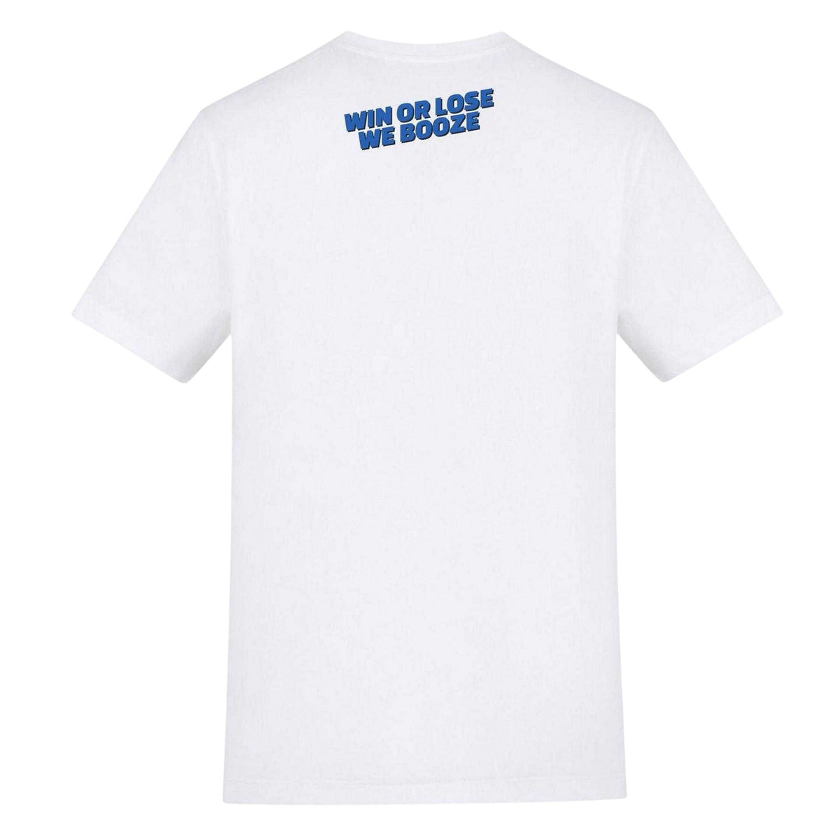 White - Back - AWD Unisex Adult Tartan Army Scotland T-Shirt