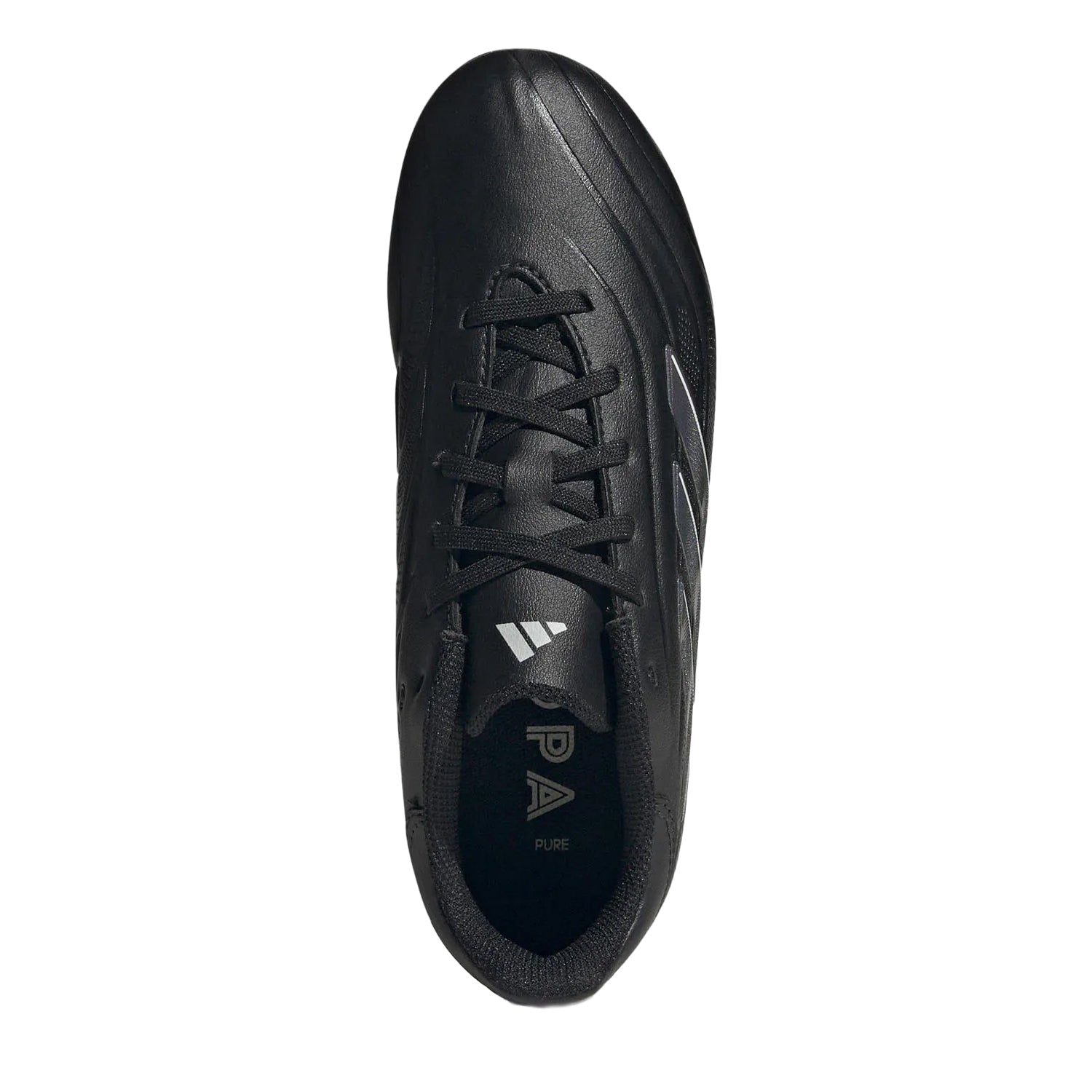 Black - Pack Shot - Adidas Childrens-Kids Copa Pure 2 League Firm Ground Football Boots