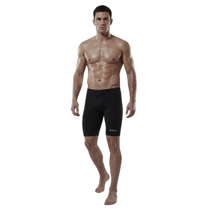 Black - Lifestyle - Zone3 Mens Essential Jammer Shorts