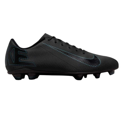 Black-Green - Front - Nike Unisex Adult Mercurial Firm Ground Football Boots