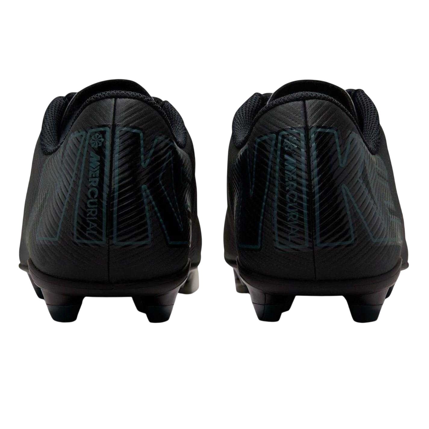 Black-Green - Back - Nike Unisex Adult Mercurial Firm Ground Football Boots