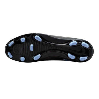 Black-Blue - Side - Nike Unisex Adult Mercurial Firm Ground Football Boots