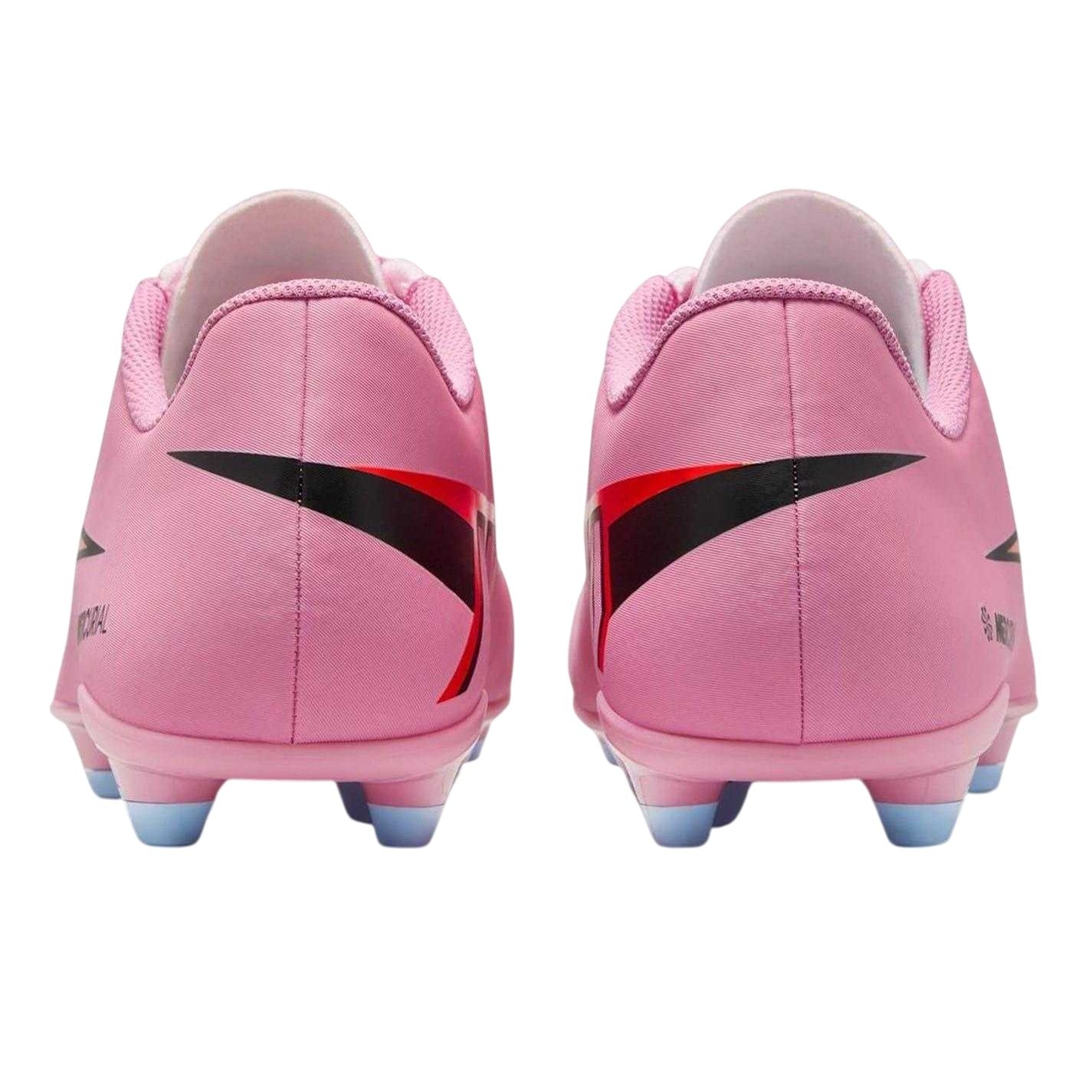 Pink-Black - Back - Nike Unisex Adult Mercurial Firm Ground Football Boots