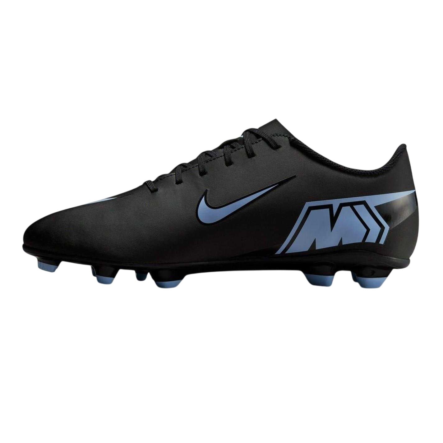 Black-Blue - Lifestyle - Nike Unisex Adult Mercurial Firm Ground Football Boots
