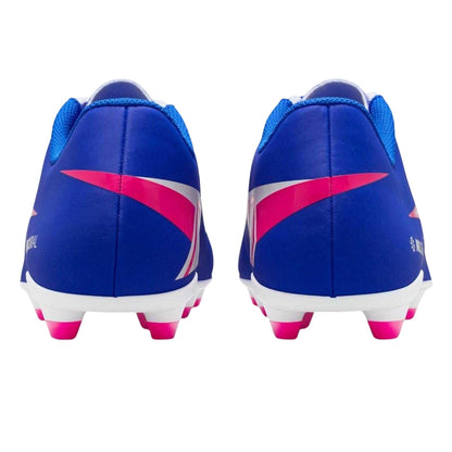 Blue-White-Pink - Back - Nike Unisex Adult Mercurial Firm Ground Football Boots