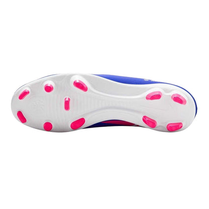 Blue-White-Pink - Side - Nike Unisex Adult Mercurial Firm Ground Football Boots