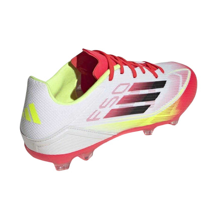 White-Red - Back - Adidas Mens Messi F50 Firm Ground Football Boots