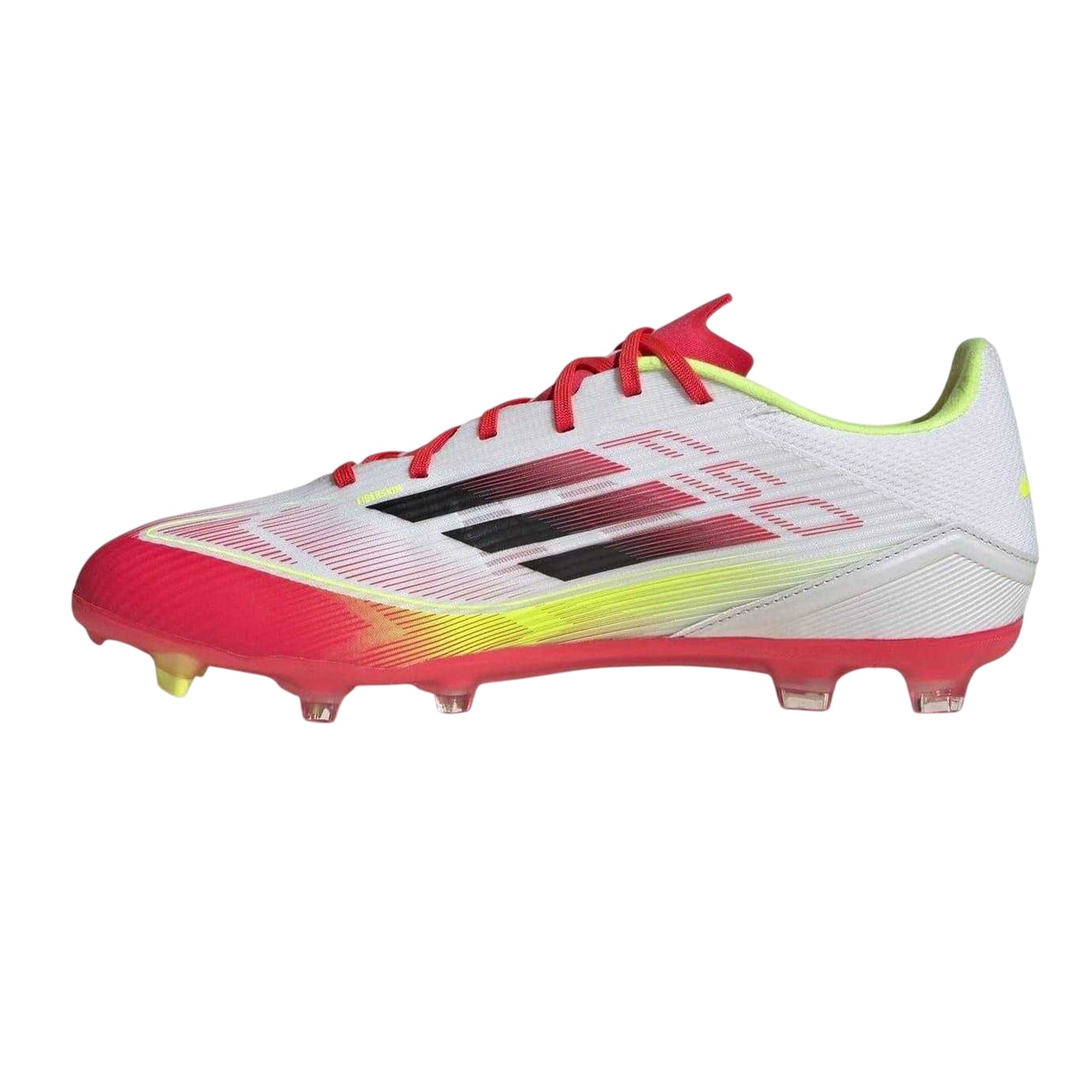 White-Red - Side - Adidas Mens Messi F50 Firm Ground Football Boots