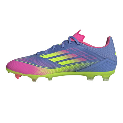 Blue-Lemon - Back - Adidas Mens Messi F50 Firm Ground Football Boots