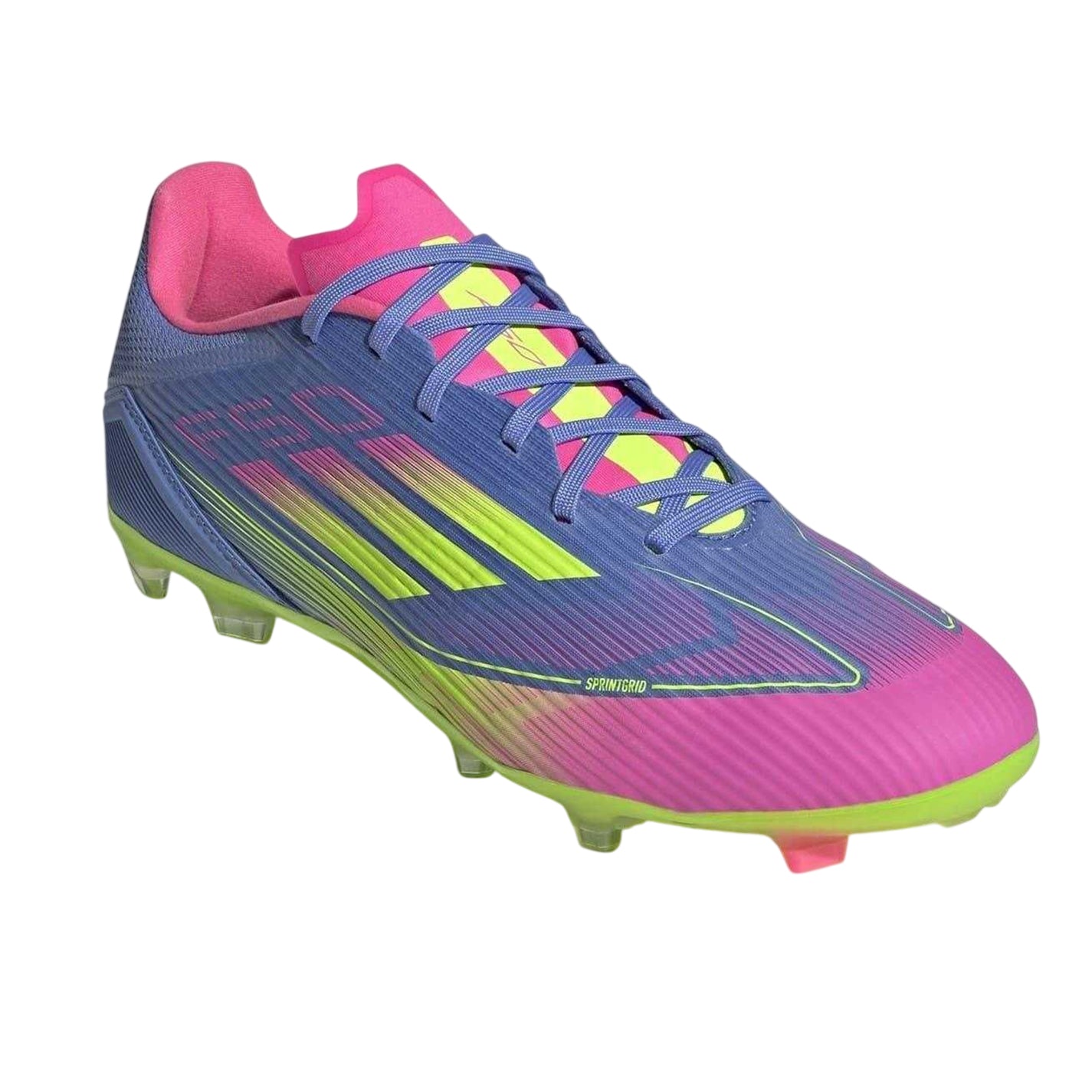 Blue-Lemon - Lifestyle - Adidas Mens Messi F50 Firm Ground Football Boots