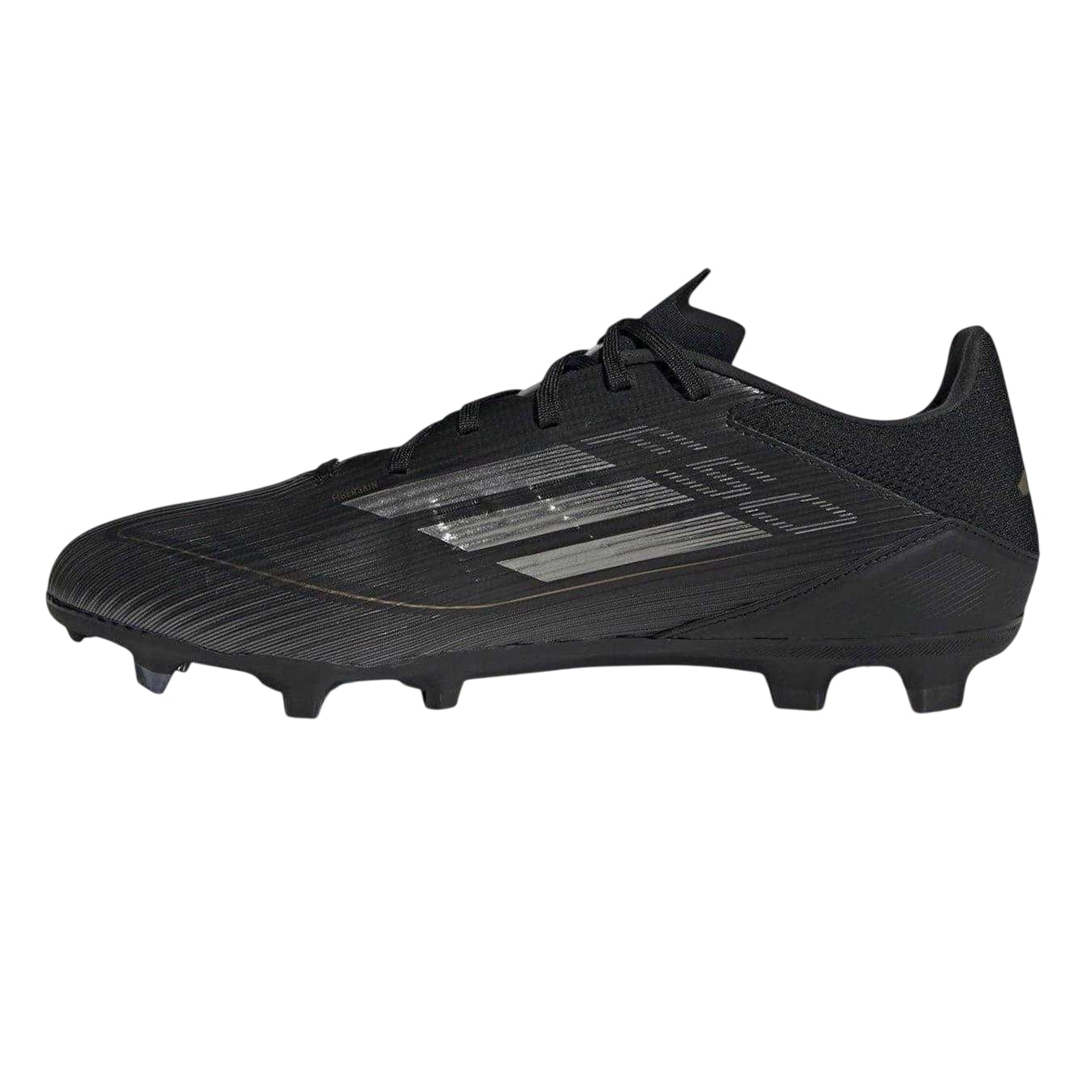 Black-Silver - Side - Adidas Mens Messi F50 Firm Ground Football Boots