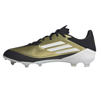 Gold-Black - Side - Adidas Mens Messi F50 Firm Ground Football Boots