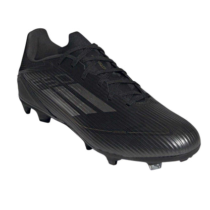 Black-Silver - Pack Shot - Adidas Mens Messi F50 Firm Ground Football Boots