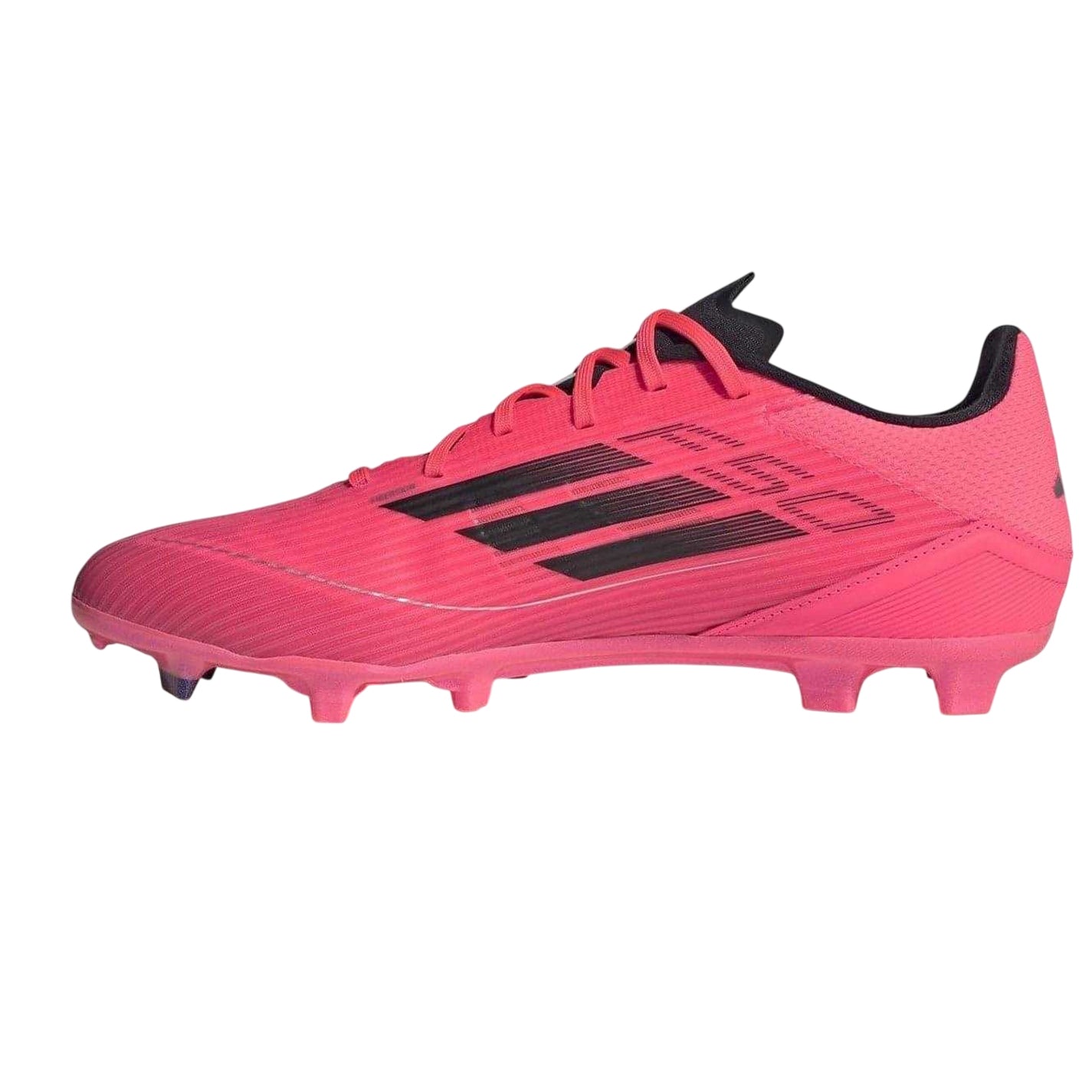 Pink-Black - Side - Adidas Mens Messi F50 Firm Ground Football Boots