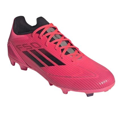 Pink-Black - Pack Shot - Adidas Mens Messi F50 Firm Ground Football Boots