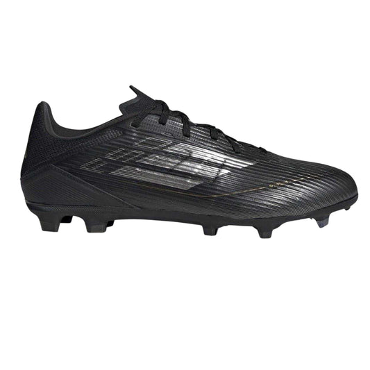 Black-Silver - Front - Adidas Mens Messi F50 Firm Ground Football Boots
