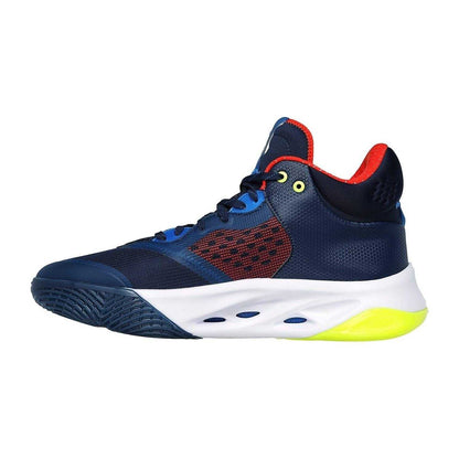 Navy-Multicoloured - Back - Skechers Mens Mesh Skateboarding Skate Shoes