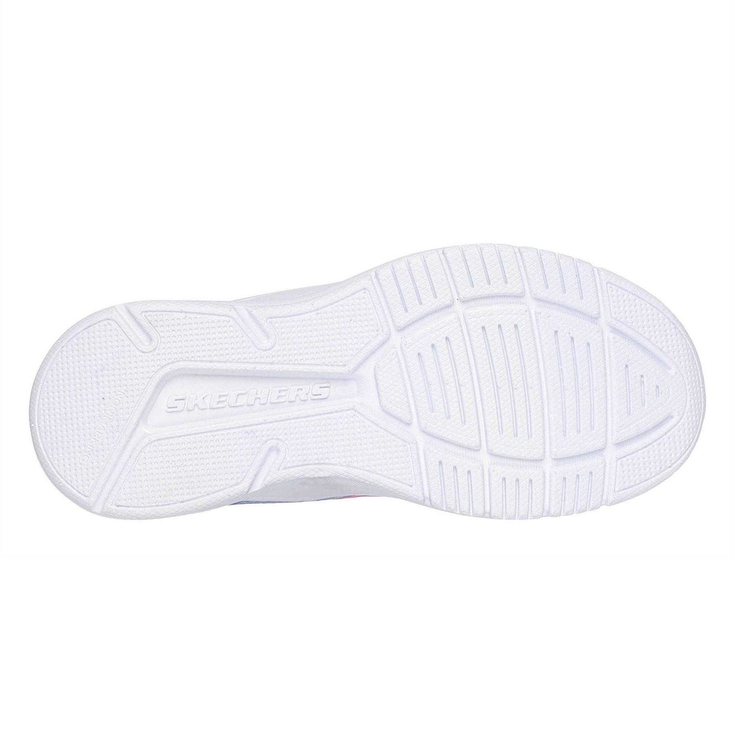 Pink-White-Pastel Green - Lifestyle - Skechers Childrens-Kids Microspec Mesh Trainers