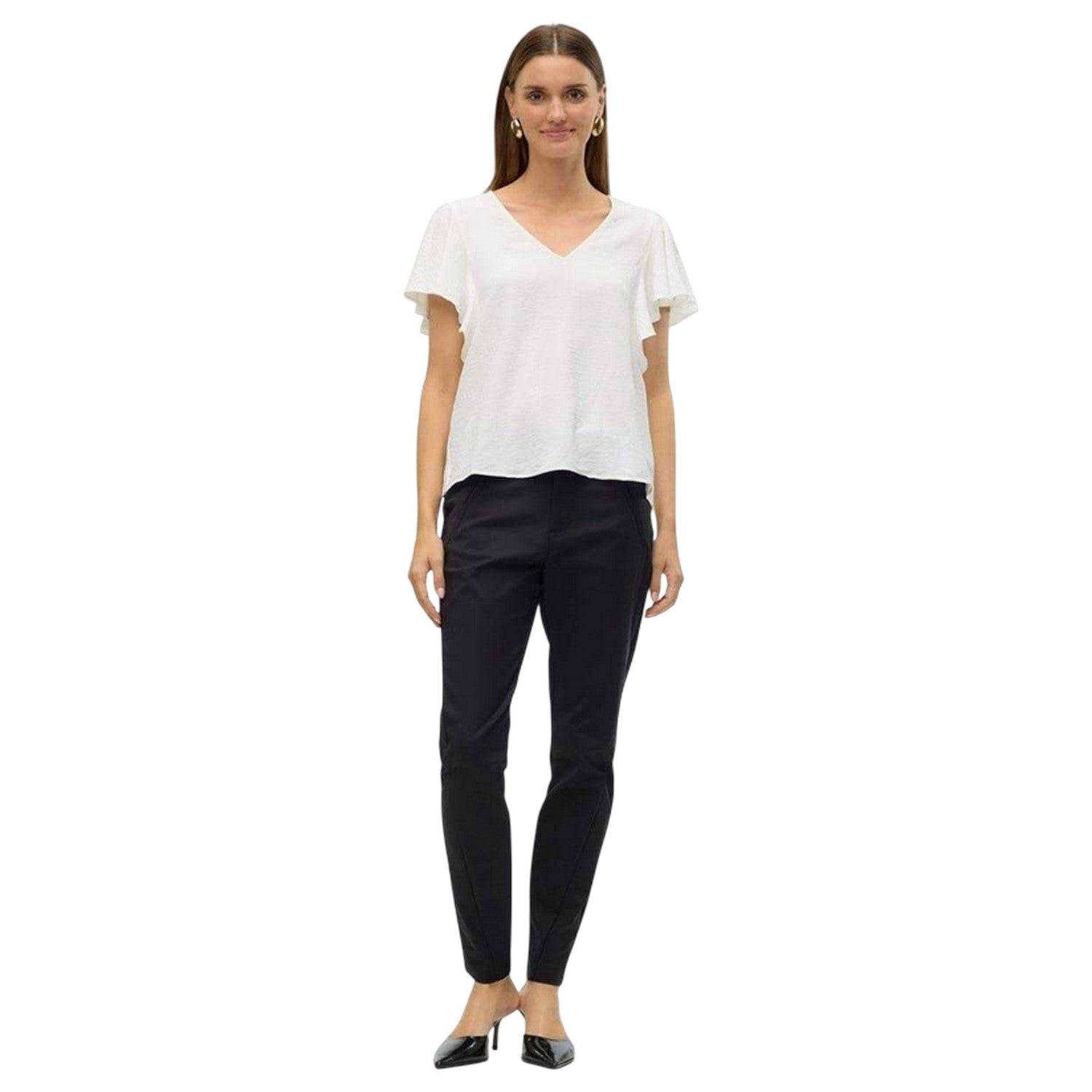 Black - Lifestyle - Vero Moda Womens-Ladies Victoria Trousers