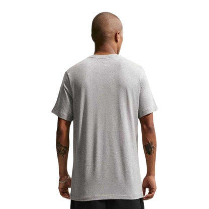 Grey - Back - Nike Mens Logo Regular T-Shirt
