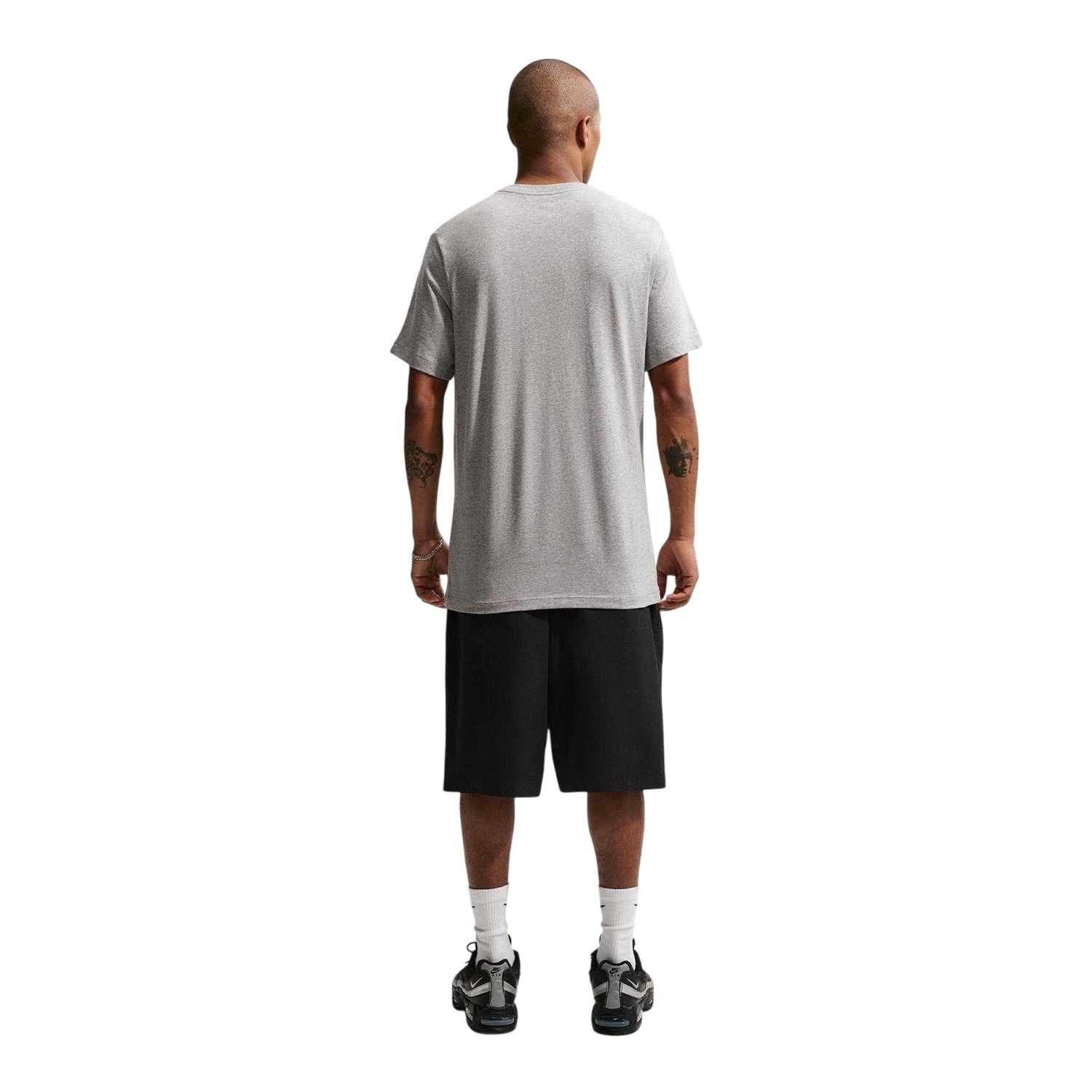 Grey - Pack Shot - Nike Mens Logo Regular T-Shirt
