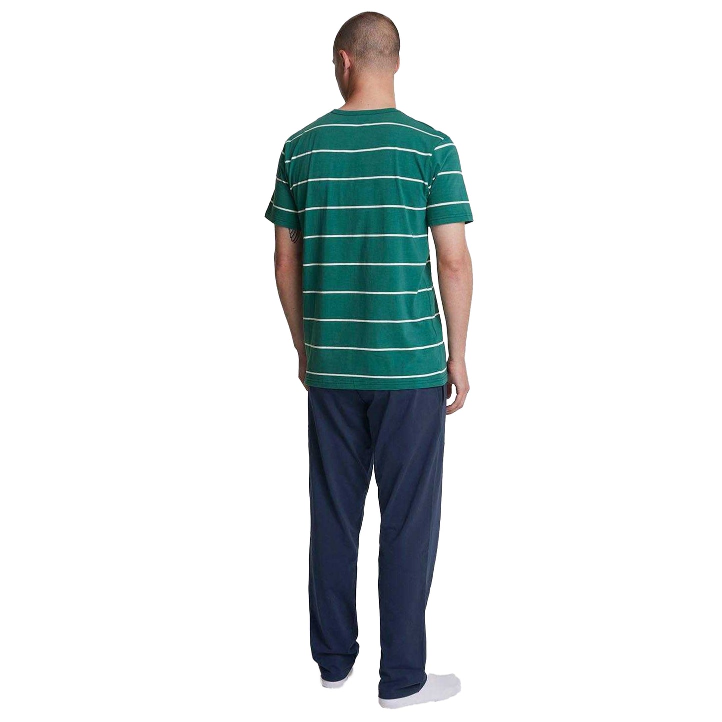 Navy - Back - Lyle & Scott Mens Alastair Lounge Pants