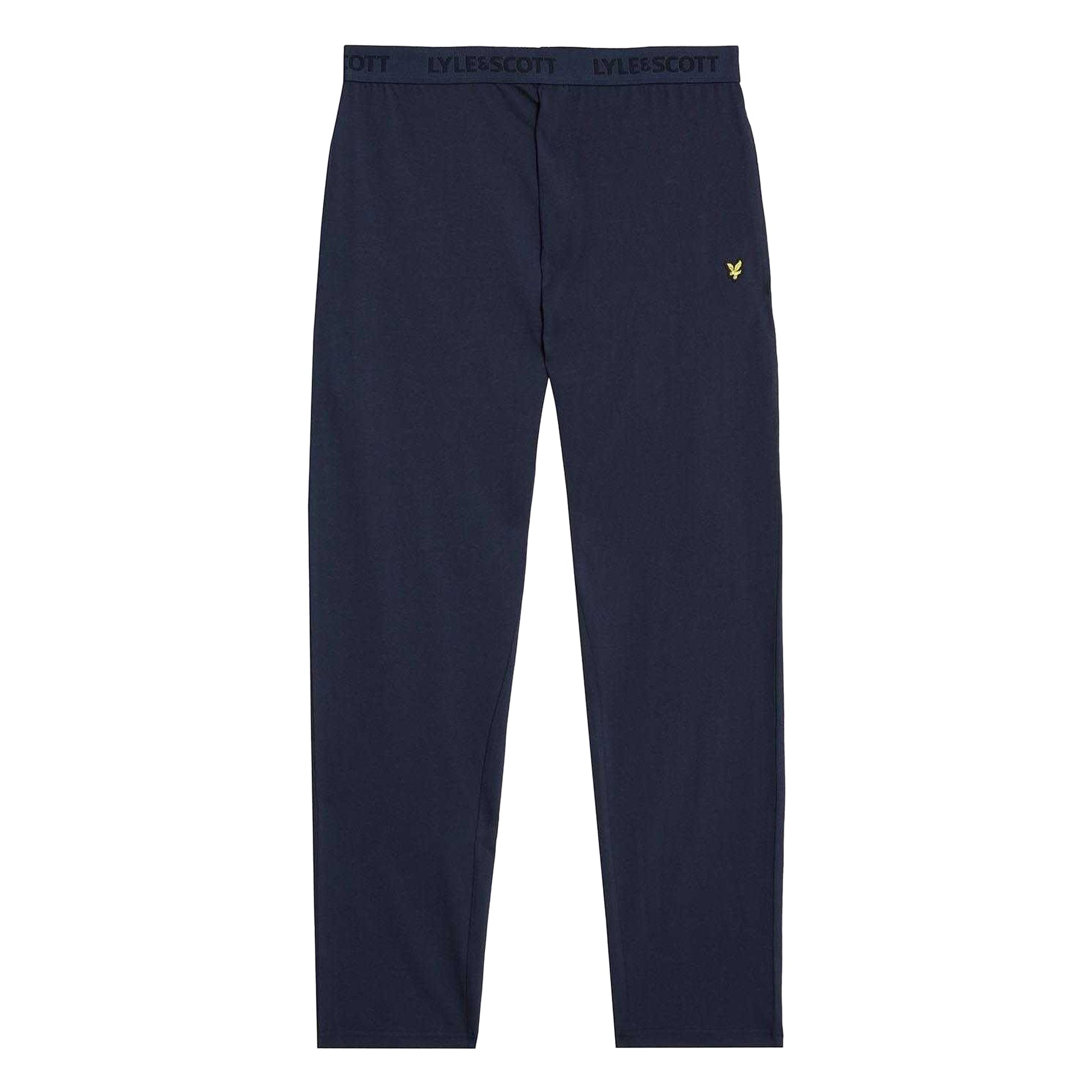 Navy - Front - Lyle & Scott Mens Alastair Lounge Pants