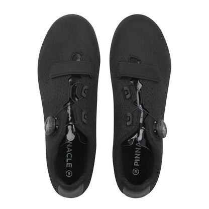 Black - Side - Pinnacle Unisex Adult Radium Cycling Shoes