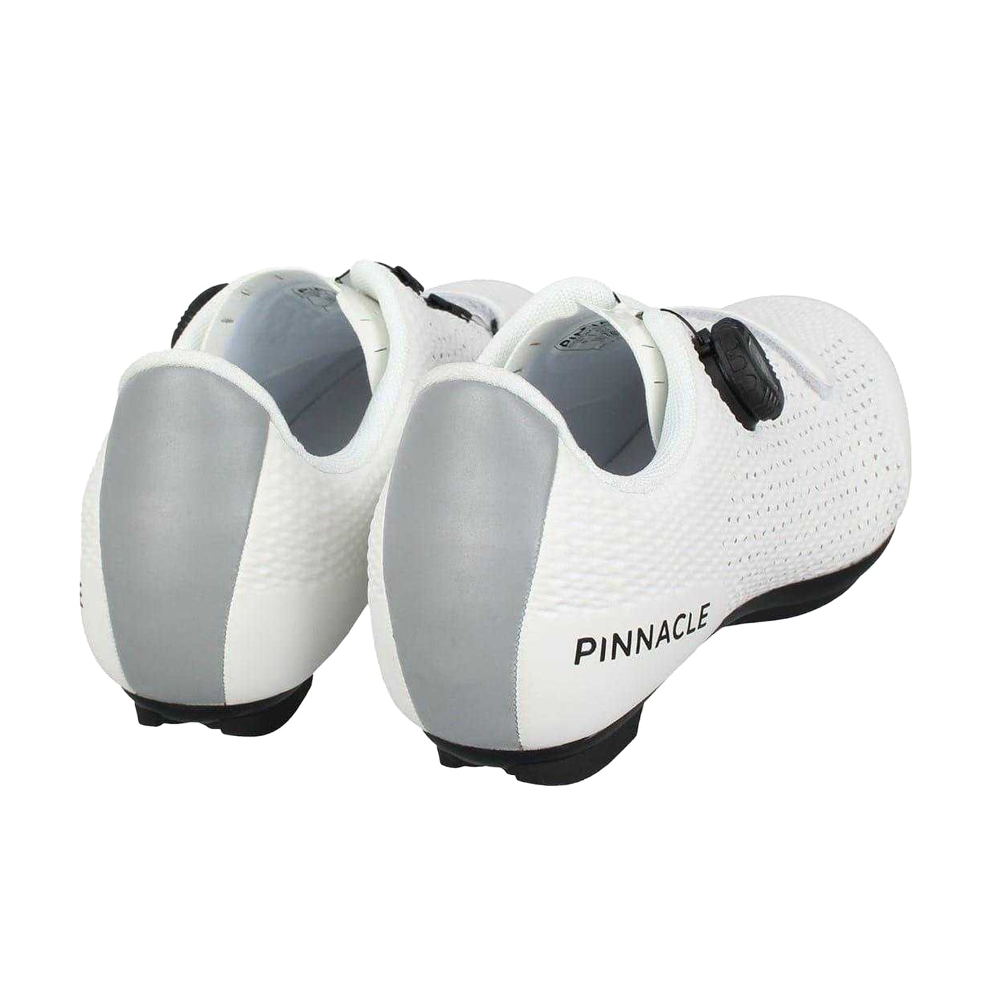 White - Back - Pinnacle Unisex Adult Radium Cycling Shoes