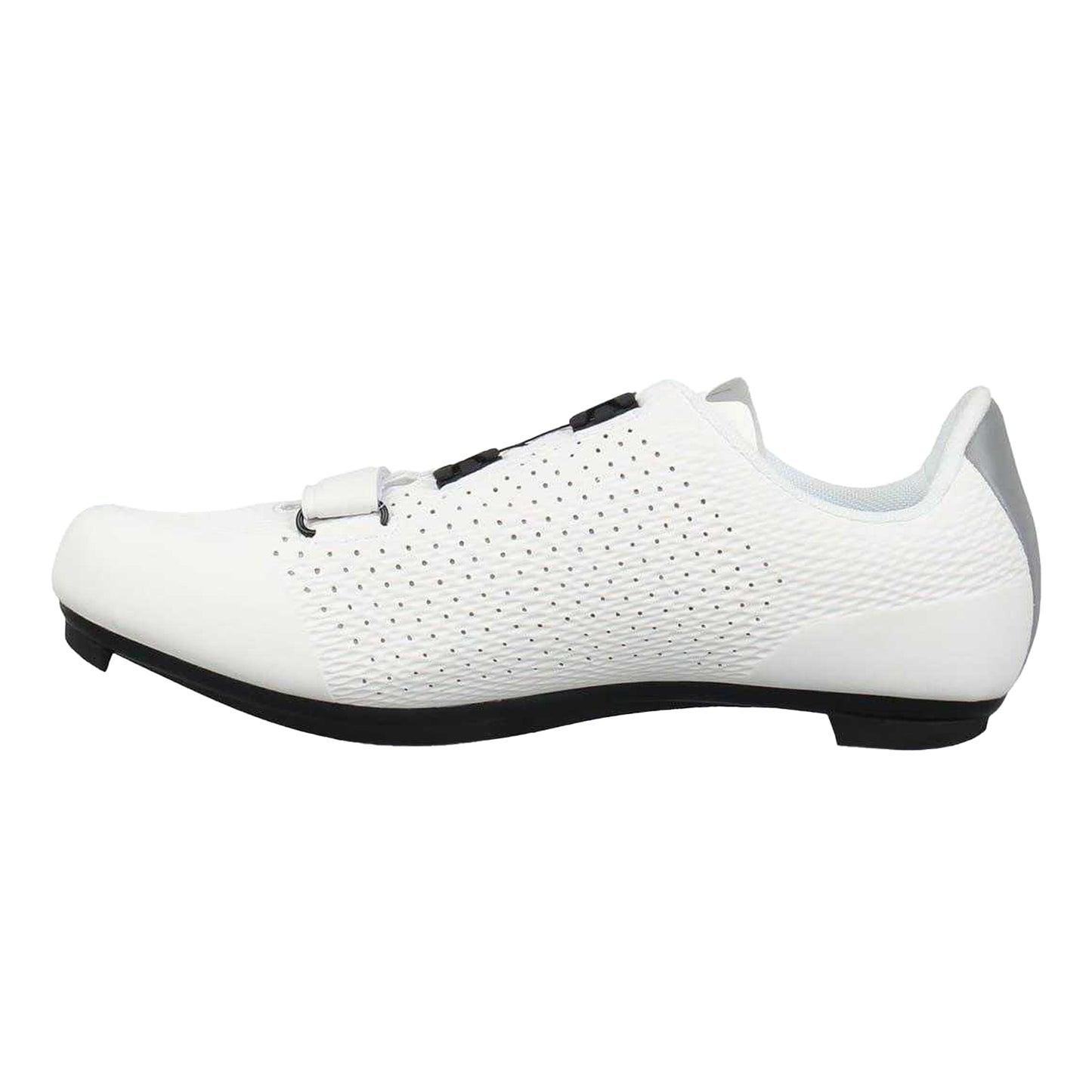 White - Side - Pinnacle Unisex Adult Radium Cycling Shoes