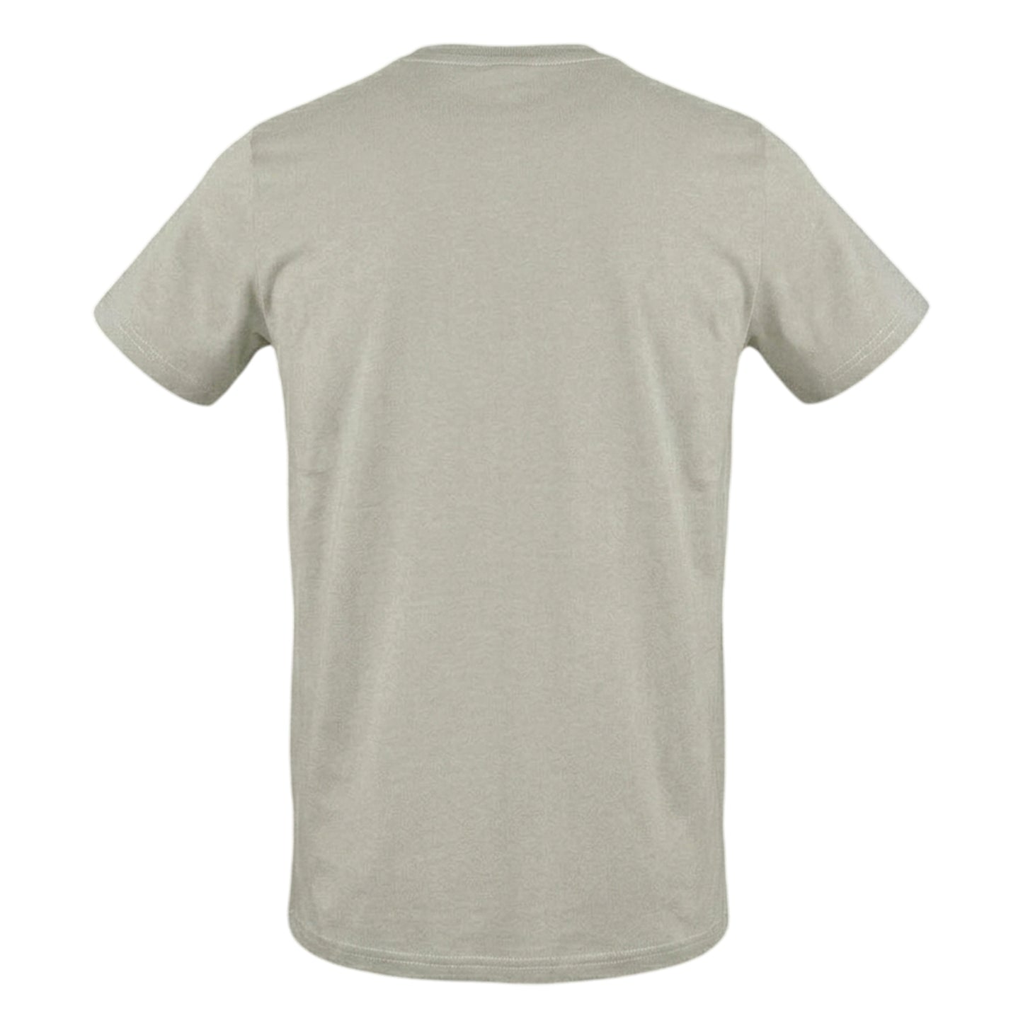 Grey - Back - Aquascutum Unisex Adult Logo Regular T-Shirt