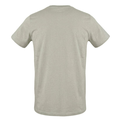 Grey - Back - Aquascutum Unisex Adult Logo Regular T-Shirt