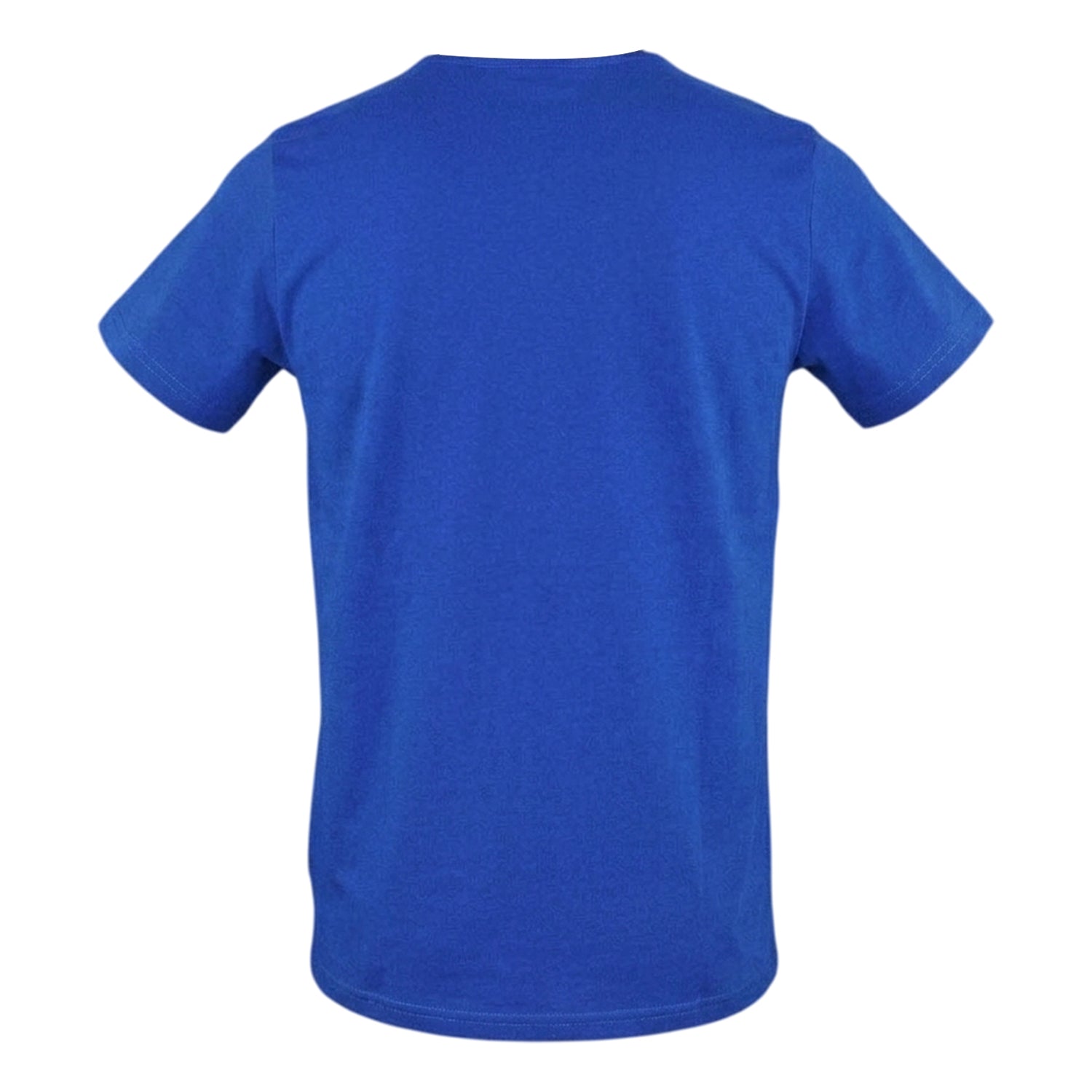Sky - Back - Aquascutum Unisex Adult Logo Regular T-Shirt