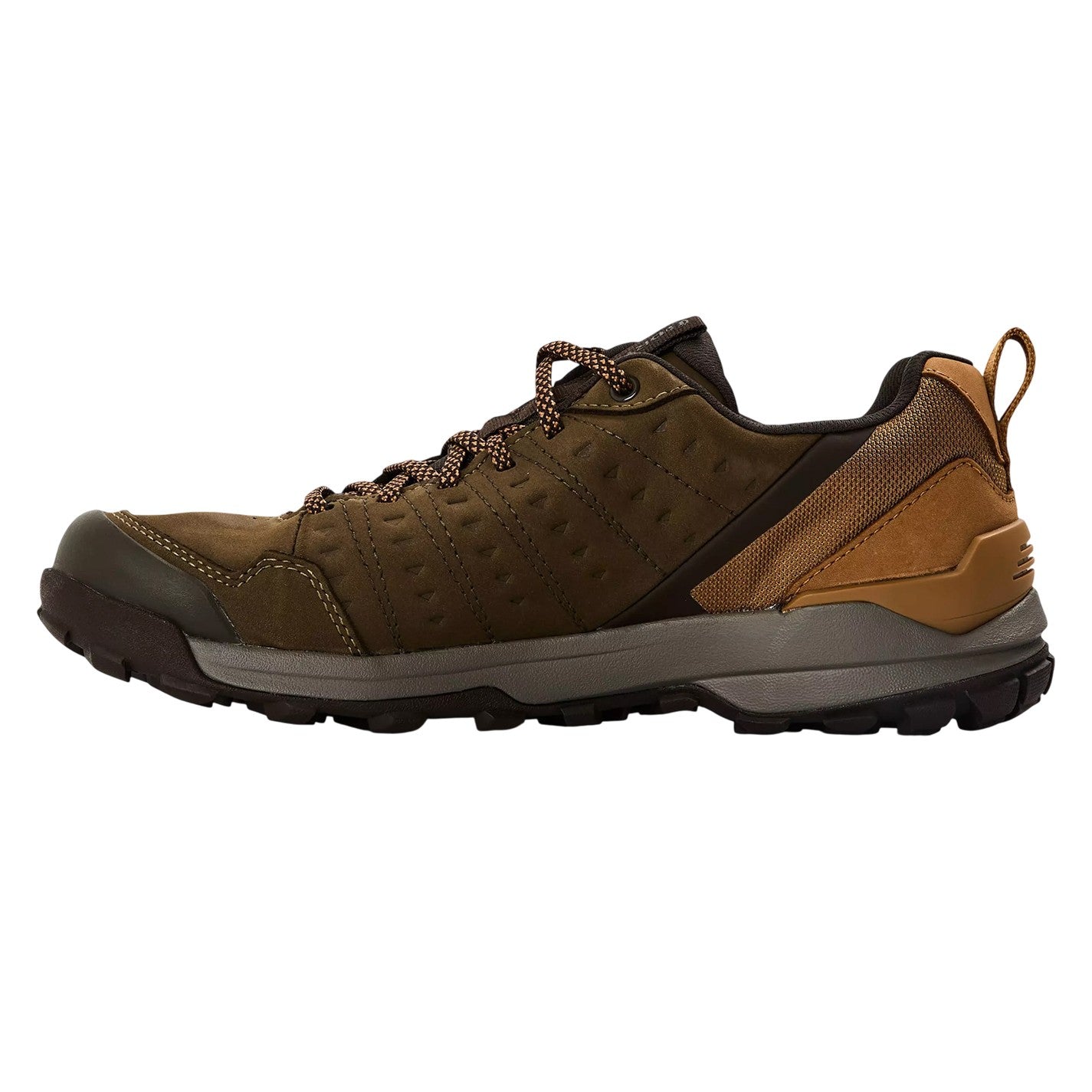 Wood - Back - Oboz Womens-Ladies Sypes Leather Low Walking Boots